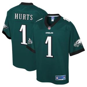 NFL PRO LINE Men's Jalen Hurts Midnight Green Philadelphia Eagles Team Jersey