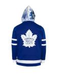 FE NHL Unisex-Adult Toronto Maple Leafs Lace-Up Hoodie, Unisex Hockey Toronto Maple Leafs Sweatshirt, NHL Officially Licensed, Recycled Fabrics, Blue, X-Large