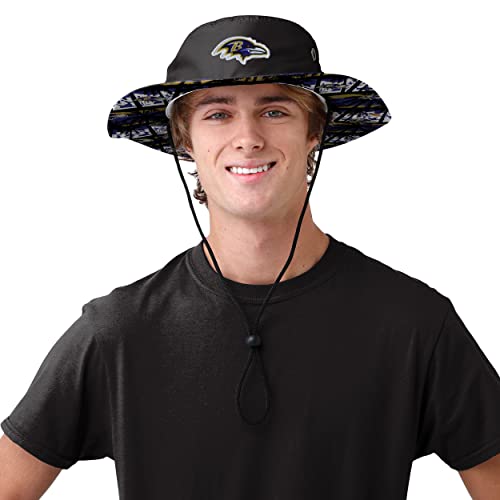 Baltimore Ravens NFL Solid Hybrid Boonie Hat