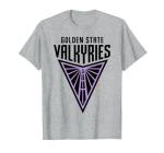 WNBA Golden State Valkyries Logo T-Shirt, Men, Heather Grey, Large