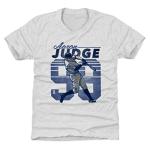500 LEVEL Aaron Judge Youth Shirt (Kids Shirt, 10-12Y Large, Tri Ash) - Aaron Judge Retro B