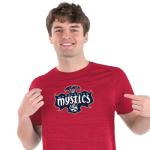 Holloway WNBA Washington Mystics All-Pro Tee - Lightweight Basketball Shirt, Perfect for Athletes & Sports Fan, Multi, X-Large