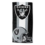 Northwest NFL Las Vegas Raiders Unisex-Adult Beach Towel, 30" x 60", Zone Read