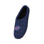 FOCO NFL Buffalo Bills Men's Poly Knit Cup Sole Slipper, Team Color, X-Large (13-14)