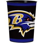 Baltimore Ravens Plastic Favor Cup - 16 oz. (Pack of 1) - Blue & Black Drinkware, Perfect for Parties, Events, and Collectible Displays