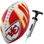 Franklin Sports NFL Kansas City Chiefs Football - Youth Football - Mini 8.5" Rubber Ball - Perfect for Kids - Team Logos and Colors