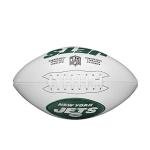 WILSON NFL Live Signature Autograph Football - Official Size, New York Jets