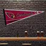 Rico Industries NFL Football Arizona Cardinals Classic 12" x 30" Felt Wall Décor Pennant - Great for Home/Bed Room/Man Cave Décor
