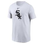 Nike Men's MLB Large Logo Cotton Relaxed T-Shirt (US, Alpha, X-Large, Regular, Regular, White, Chicago White Sox)