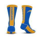For Bare Feet NFL LOS ANGELES CHARGERS MVP Crew Sock Team Color Youth