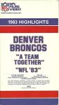 1983 DENVER BRONCOS HIGHLIGHTS VHS NFL john elway