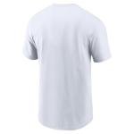 Nike Men's MLB Large Logo Cotton Relaxed T-Shirt (US, Alpha, X-Large, Regular, Regular, White, Chicago White Sox)