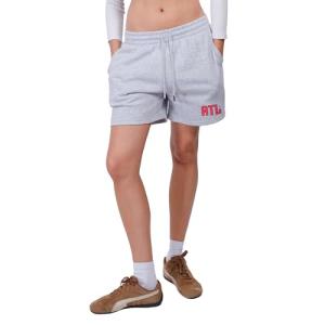 Ultra Game WNBA Official Womens Super Soft Full Court Basketball Shorts, Atlanta Dream, Heather Gray, Small