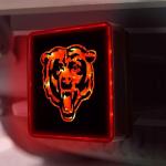 FANMATS NFL - Chicago Bears Light Up Hitch Cover | Black | Fits All 2 in. Class III hitches | C Primary Logo