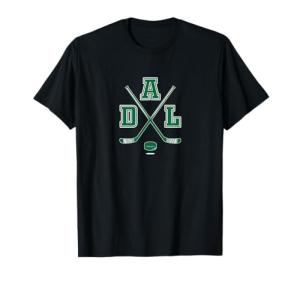 Vintage Dallas Hockey Sticks Tee, Cute DAL for Hockey Lovers T-Shirt
