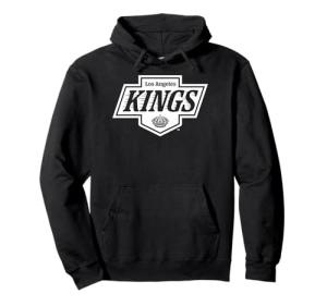 Los Angeles Kings Two Tone Black NHL Officially Licensed Pullover Hoodie