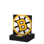 FOCO NHL Official 4-Pack Beverage Drink Ceramic Stone Coaster Set (Boston Bruins)