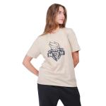 Ultra Game WNBA Official Womens Super Soft Fashion T-Shirt, New York Liberty, Sand, Small