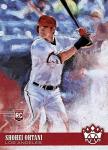 2018 Panini Donruss Diamond Kings - Batting Variation - Shohei Otani (Ohtani) Los Angeles Angels Baseball Rookie Card #76