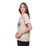 Ultra Game WNBA Official Womens Super Soft Fashion T-Shirt, New York Liberty, Sand, Small