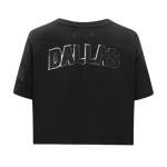 Pro Standard Womens WNBA Dallas Wings Classic 3BK S/S Boxy TEE Black L