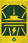 Trends International WNBA Seattle Storm - Logo 25 Wall Poster, 19L x 13W, Premium Unframed Version