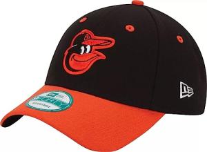 New Era Unisex-Adult MLB The League 9FORTY 2-Tone Adjustable Hat Cap One Size Fits All - Baltimore Orioles Black Orange