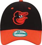 New Era Unisex-Adult MLB The League 9FORTY 2-Tone Adjustable Hat Cap One Size Fits All - Baltimore Orioles Black Orange