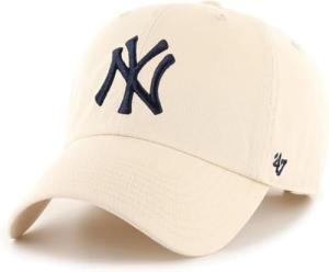 '47 MLB Unisex-Adult Clean Up Adjustable Hat Cap One Size Fits All (New York Yankees Natural)