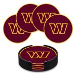 Rico Industries NFL Football Washington Commanders Classic Favorites: PVC Coaster Set (4-Pack)