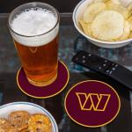 Rico Industries NFL Football Washington Commanders Classic Favorites: PVC Coaster Set (4-Pack)