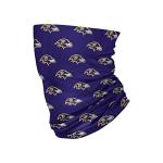 FOCO Baltimore Ravens NFL Mini Print Logo Gaiter Scarf