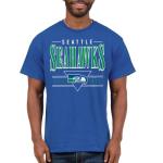 Seattle Seahawks NFL Established Retro - Adult Short Sleeve Fan T-Shirt for Men & Women