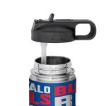 Rico Industries NFL Football Buffalo Bills 22oz Stainless Steel Tumbler with Lid - Great For Coffee, Tea, Water or Cocktails