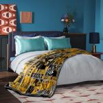 DKEAQZ City Gifts for Men Women, Football Gifts for Team Fans, Football Merchandise, Team Color Sport Style Blankets and Throws 60"x50"