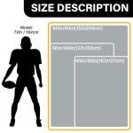 DKEAQZ City Gifts for Men Women, Football Gifts for Team Fans, Football Merchandise, Team Color Sport Style Blankets and Throws 60"x50"