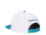Mitchell & Ness San Jose Sharks New NHL Vintage Sharktooth White Black Teal Snapback Era Hat Cap