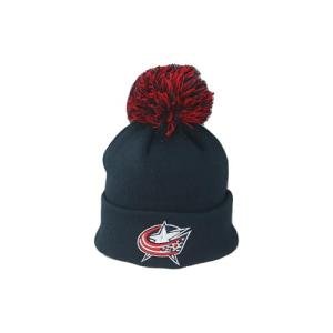 Columbus Blue Jackets NHL Officially Licensed Youth Beanie Pom Icon Team Color