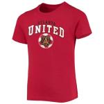 Outerstuff Atlanta United FC Juniors Girls Size 4-16 Team Wordmark Logo T-Shirt (Red, Girls X-Large-14/16)