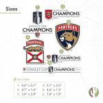 Desert Cactus Florida Panthers 2025 Stanley Cup Champions Team NHL Sticker Vinyl Decal Laptop Water Bottle Car Scrapbook (2025 Stanley Cup Champions - Type 2)