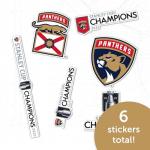 Desert Cactus Florida Panthers 2025 Stanley Cup Champions Team NHL Sticker Vinyl Decal Laptop Water Bottle Car Scrapbook (2025 Stanley Cup Champions - Type 2)