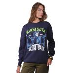 Ultra Game WNBA Official Unisex Super Soft Oversized Crewneck Sweatshirt, Minnesota Lynx, Sand, Small