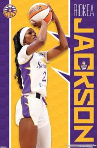 WNBA Los Angeles Sparks - Rickea Jackson 25 Wall Poster, 34L" x 22.4W", Unframed Version