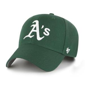 '47 Oakland Athletics MVP Adjustable Hat Baseball Cap - Dark Green