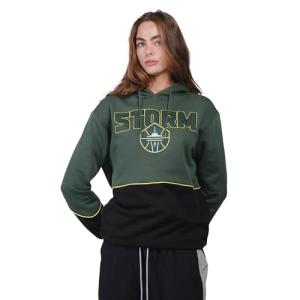 Ultra Game WNBA Official Womens Super Soft Stellar Hoodie Sweatshirt, Seattle Storm, Team Color, X-Large