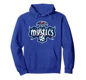 WNBA Washington Mystics Logo Pullover Hoodie, Adult Unisex, Royal Blue, X-Large