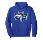 WNBA Washington Mystics Logo Pullover Hoodie, Adult Unisex, Royal Blue, X-Large