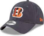 New Era NFL Core Classic 9TWENTY Graphite Adjustable Hat Cap - One Size (US, Alpha, One Size, Cincinnati Bengals)