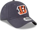 New Era NFL Core Classic 9TWENTY Graphite Adjustable Hat Cap - One Size (US, Alpha, One Size, Cincinnati Bengals)
