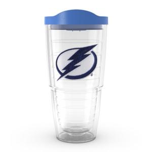 Tervis Made in USA Double Walled NHL® Tampa Bay Lightning® Insulated Tumbler Cup Keeps Drinks Cold & Hot, 24oz, Primary Logo